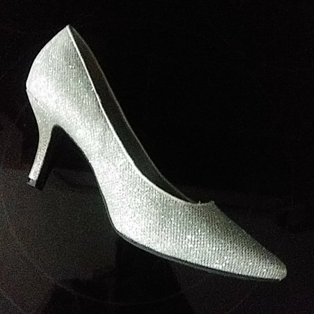 FIONI Night Sparkling Glitter Stiletto Pumps